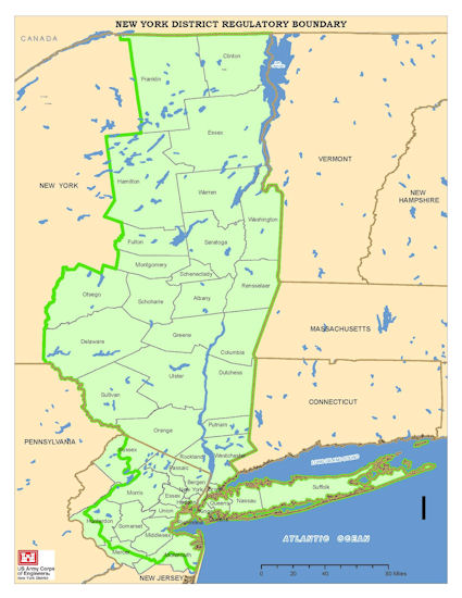 New York District Regulatory Branch – Boundaries